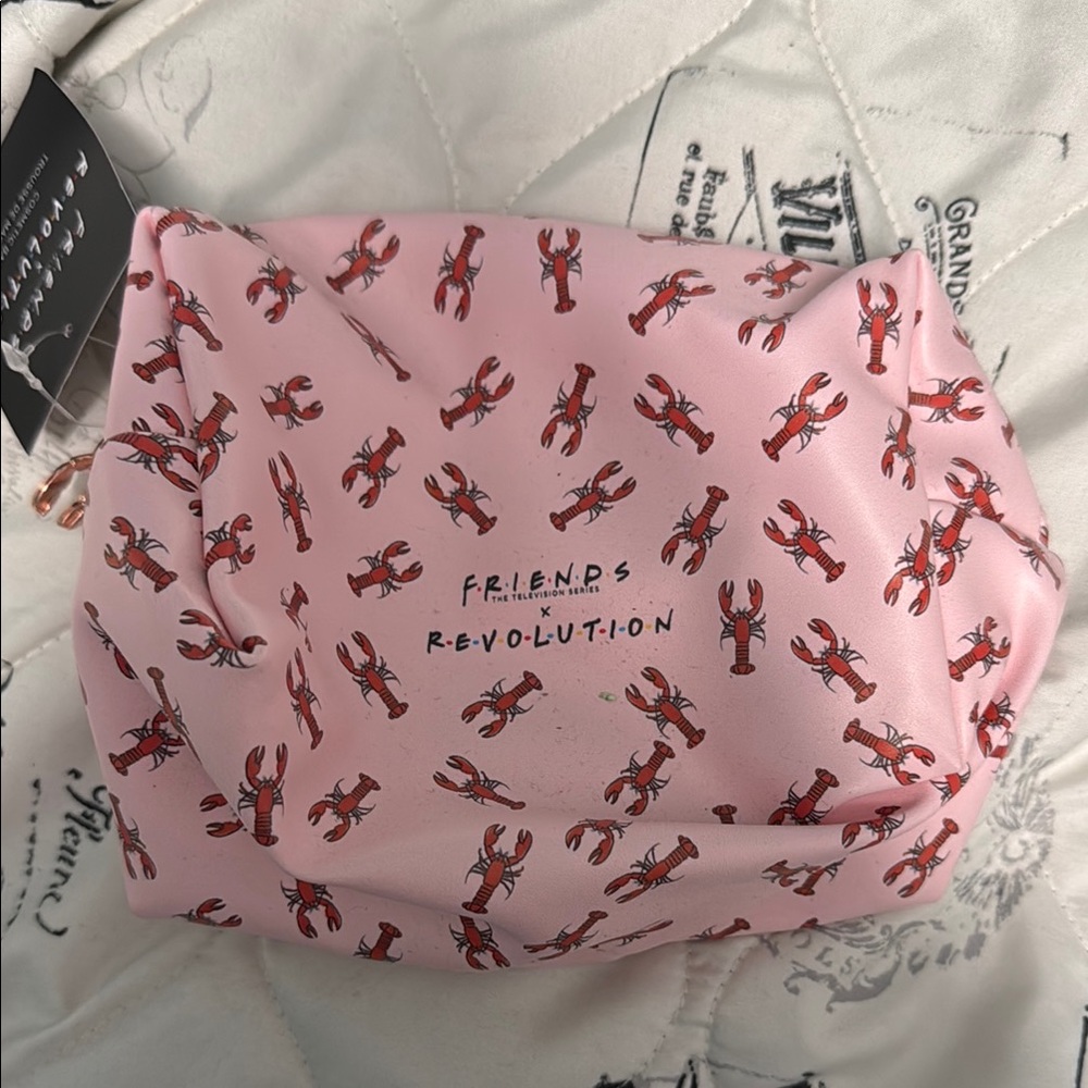 Revolution Friends Pink Lobster Pouch